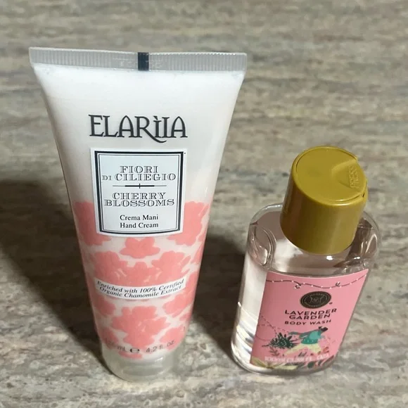 Elariia Cherry Blossom Hand Cream & Bonus Lavender Garden Body Wash - Picture 4 of 6